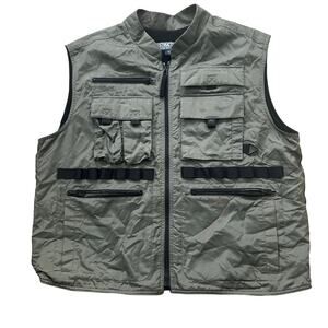 Structure US M20 Men's Vest Fishing Hunting Cargo Size L khaki green Size L